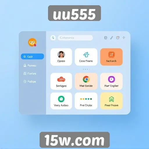 Interface do uu555 é amigável e intuitiva